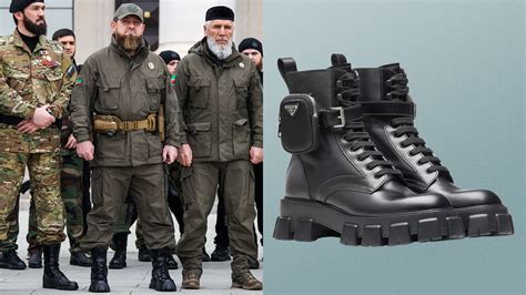 why do chechens wear designer boots